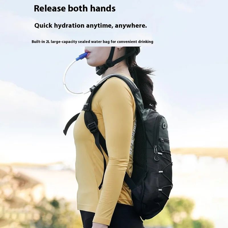Sac à dos de randonnée et de cyclisme extérieur ESLNF, imperméable, grande capacité, avec système d'hydratation