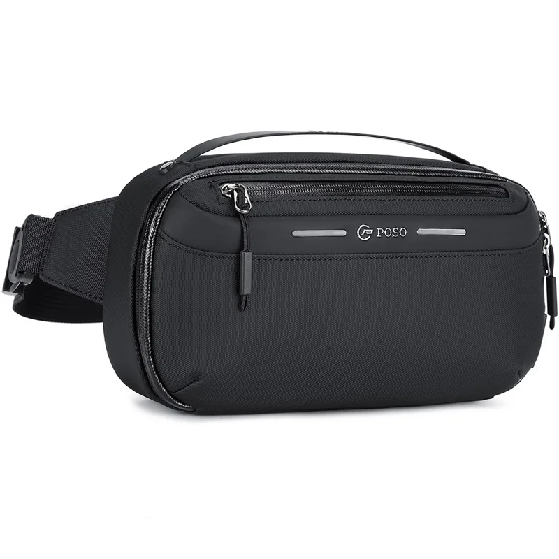 POSO PS-832 Multi-Functional Men Digital Accessory Organizer Bag Waterproof Single Shoulder Crossbody Bag