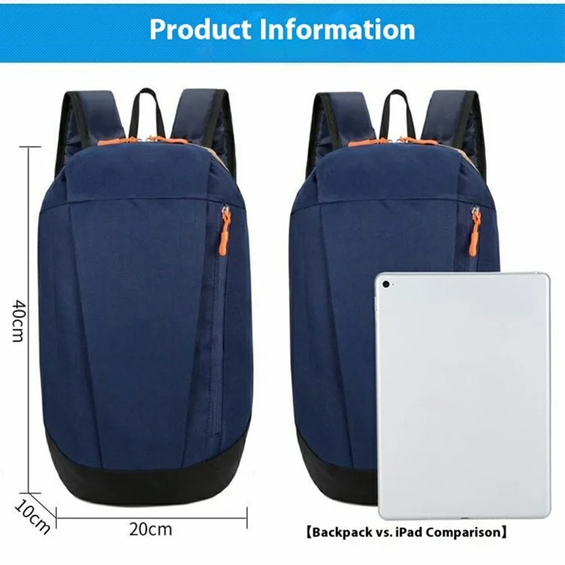 Outdoor Waterproof Backpack Lightweight Mini Travel Daypack for Men / Women Hiking / Camping / Shopping - Blue