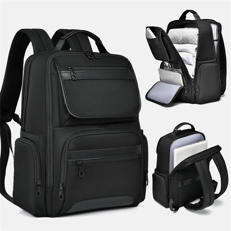 B789 Business Laptop Backpack Premium Feel Large Capacity Double Shoulder Bag for Men Travel Work