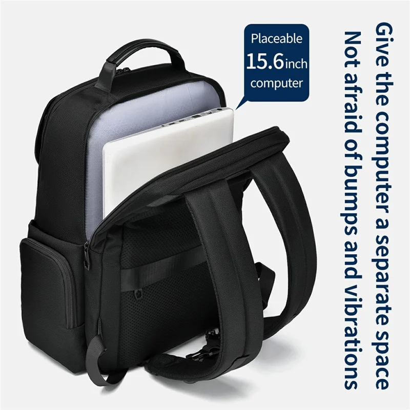 B789 Business Laptop Backpack Premium Feel Large Capacity Double Shoulder Bag for Men Travel Work