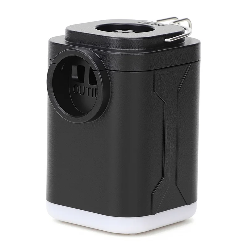 Mochila para portátil POSO PS-679 con bolsa de compresión sellada al vacío, candado con contraseña, bolso bandolera de viaje expandible - Negro