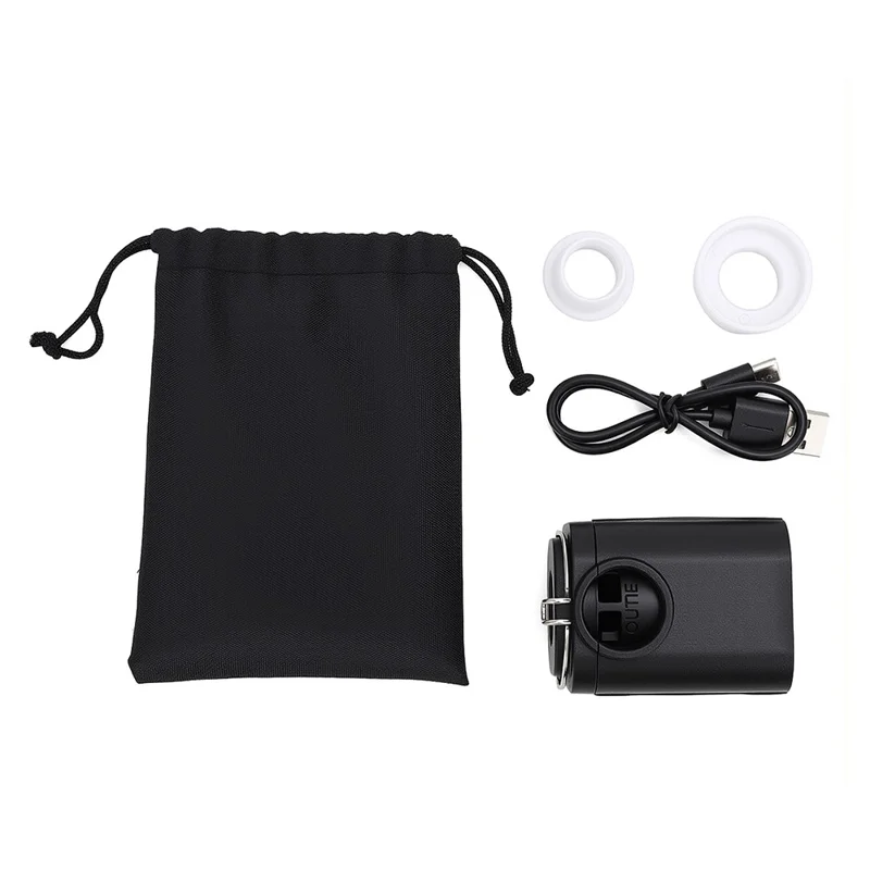 POSO PS-678 4 in 1 Expandable Laptop Backpack and Small Storage Bags Set Travel Dual Shoulder Bag with Air Pump - Black