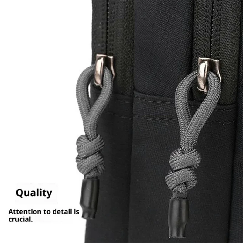 WEPOWER 2204# Chest Bag Unisex Casual Commute Crossbody Pack for Cycling / Sports / Travel / Outdoor Activities - Black