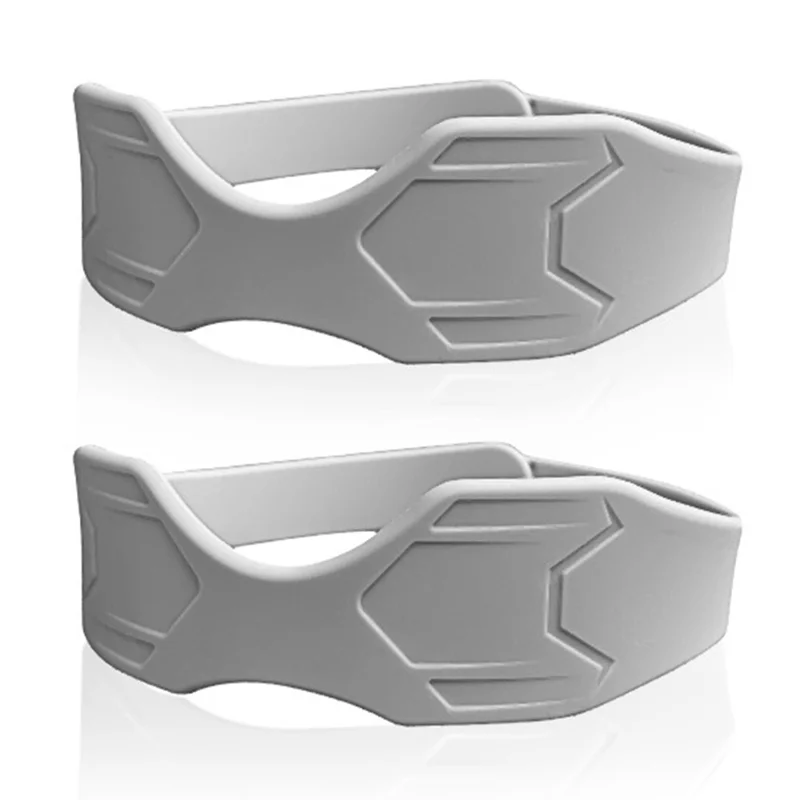 XX-025 1 Pair Sports Silicone Patella Strap Lightweight Breathable Knee Support Brace Joint Stabilization Pressure Relief - Grey