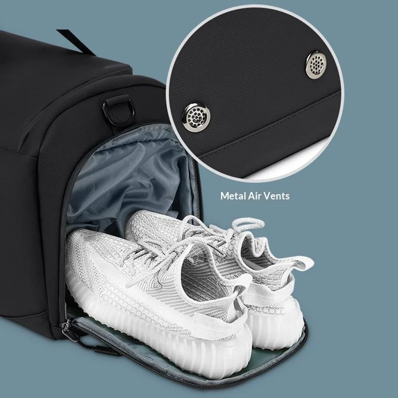 حقيبة جيم PS-512 سعة 41 لترًا مقاومة للماء مع فصل بين المواد الجافة والرطبة، حقيبة يد بحزام كتف قابل للتعديل