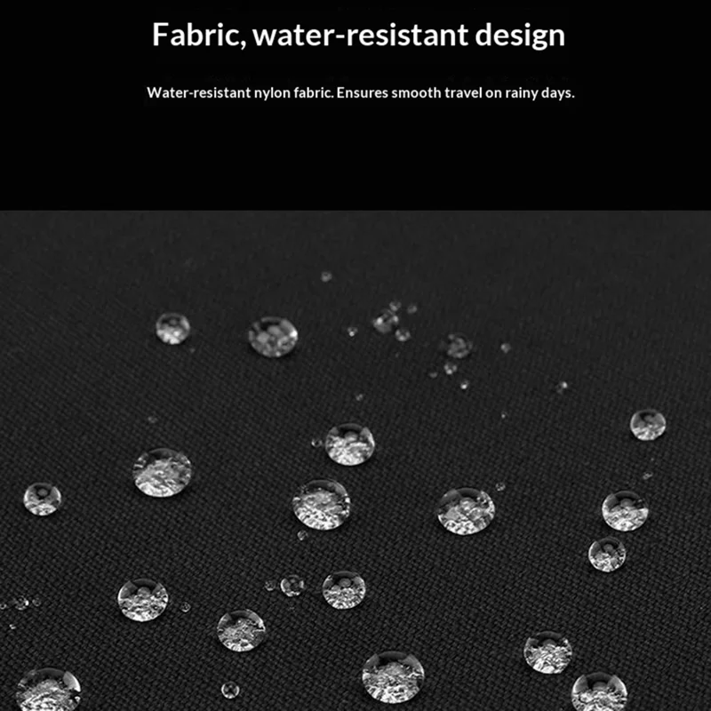 WEPOWER 2207# Leichter Pendler-Rucksack Unisex Casual Travel Daypack Doppelter Schultertasche - Schwarz