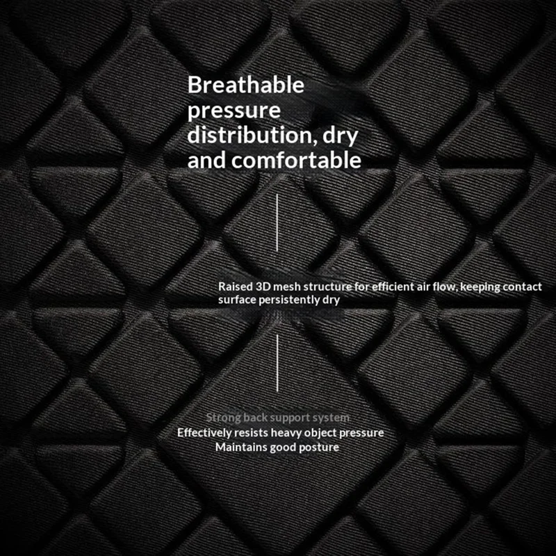 MARK RYDEN MR7003G Travel Laptop Backpack for Men Oxford Fabric Business Notebook Daypack - Black