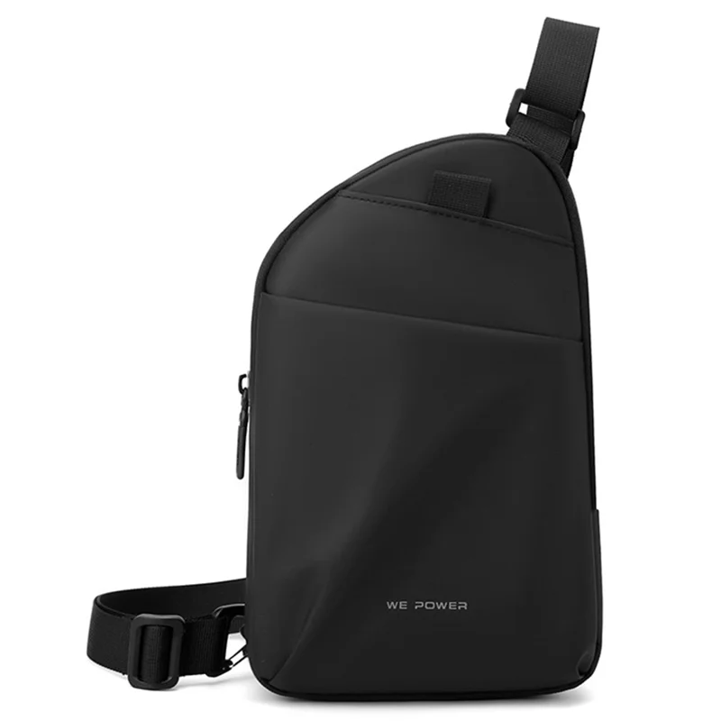 WEPOWER 1326# Lightweight Men Sling Bag Water-Resistant Crossbody Bag Breathable Chest Pack - Black