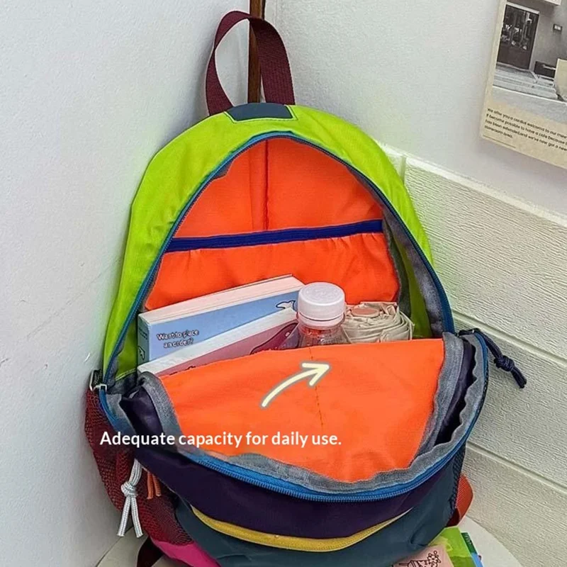 90178 Nylon Hiking Backpack Lightweight Travel Backpack Breathable Cycling Sports Bag with Independent Compartment