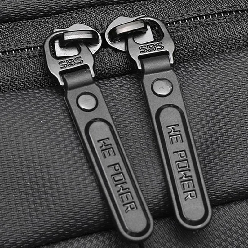 WEPOWER 1346 1680D Waterdichte Rugzak Grote Opbergzak met Meerdere Lagen Schouderzak met Zeshoekige Schouderbanden - Zwart