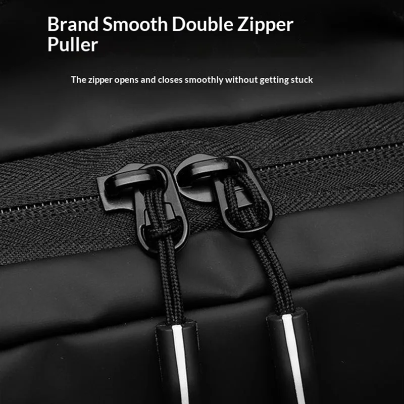 WEPOWER 3426 Sac à dos casual pour trajet quotidien, grand sac à dos pour ordinateur portable, grande capacité, pour étudiants / voyages d'affaires, sac de jour - Noir