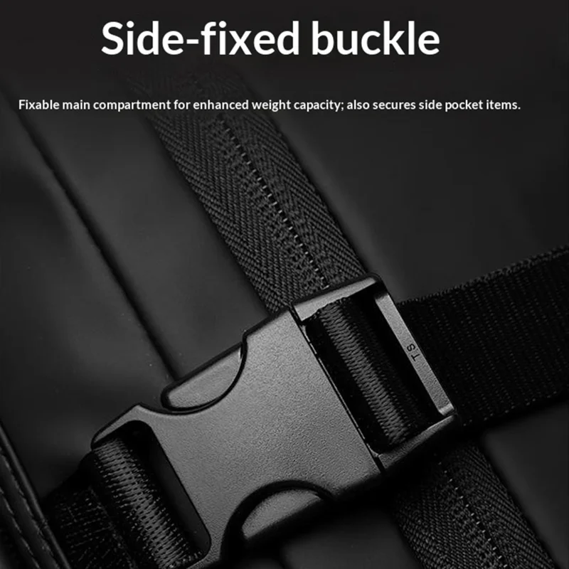 WEPOWER 3426 Sac à dos casual pour trajet quotidien, grand sac à dos pour ordinateur portable, grande capacité, pour étudiants / voyages d'affaires, sac de jour - Noir