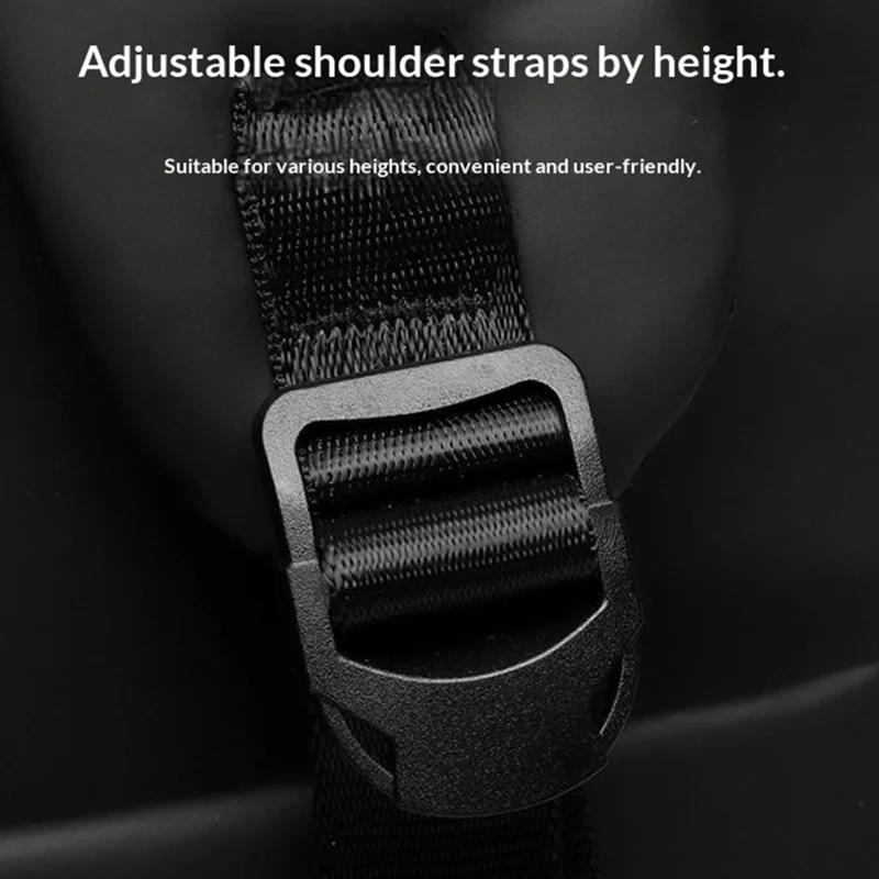 WEPOWER 3426 Sac à dos casual pour trajet quotidien, grand sac à dos pour ordinateur portable, grande capacité, pour étudiants / voyages d'affaires, sac de jour - Noir