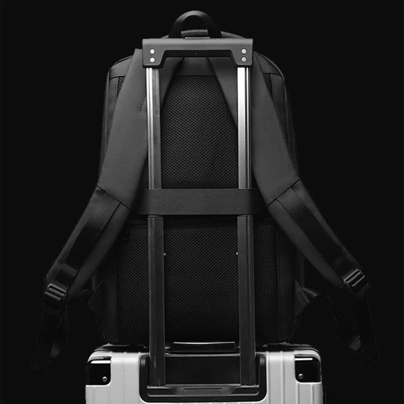 WEPOWER 1342 1680D vandtæt rygsæk med stort rumfang skuldertaske med flere opbevaringslag og justerbare bikunststofremme - Sort