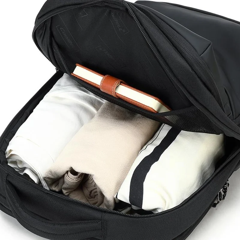 COOLBELL CB-8316 15.6 Inch Laptop Backpack for Men Business / Short Trip Travel Bag Splash-Proof Daypack - Black