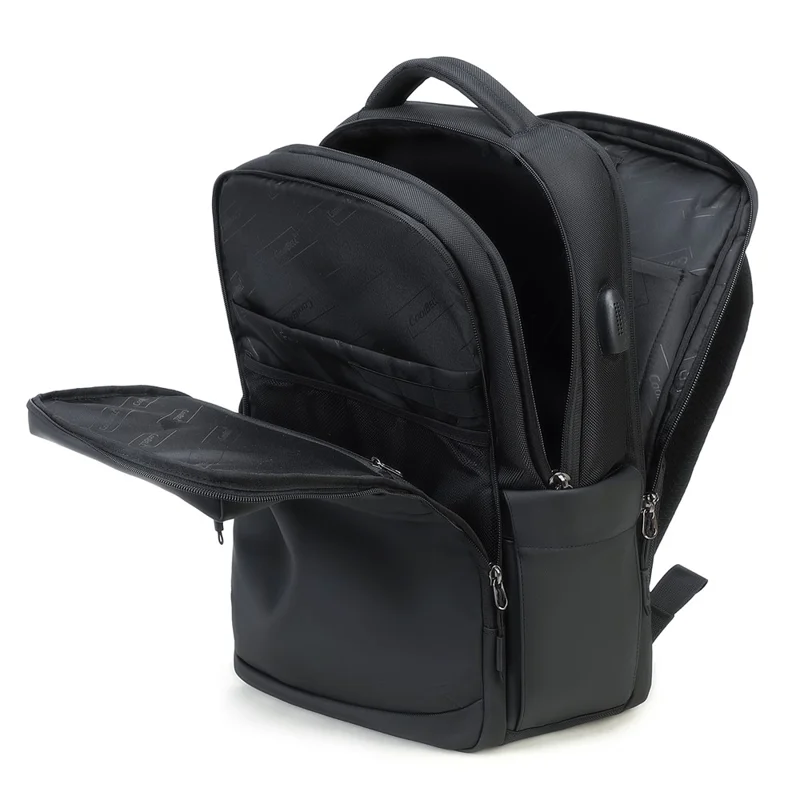COOLBELL CB-8316 15.6 Inch Laptop Backpack for Men Business / Short Trip Travel Bag Splash-Proof Daypack - Black