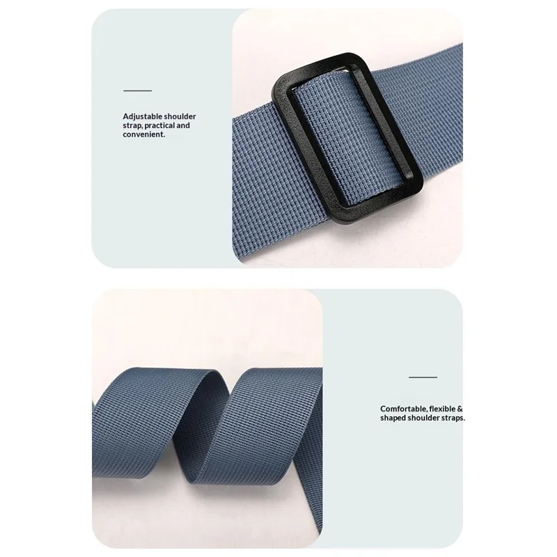 BANQILU Large Capacity Travel Backpack Expandable Gym Bag Multi-Functional Storage Bag with Separate Shoe Compartment - Blue