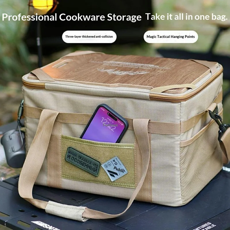 SNLM-361 36 л Тактическая дорожная сумка с разделочной доской, многофункциональная кемпинговая сумка для улицы — зеленый