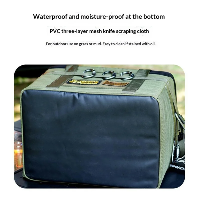 SNLM-361 36 л Тактическая дорожная сумка с разделочной доской, многофункциональная кемпинговая сумка для улицы — зеленый