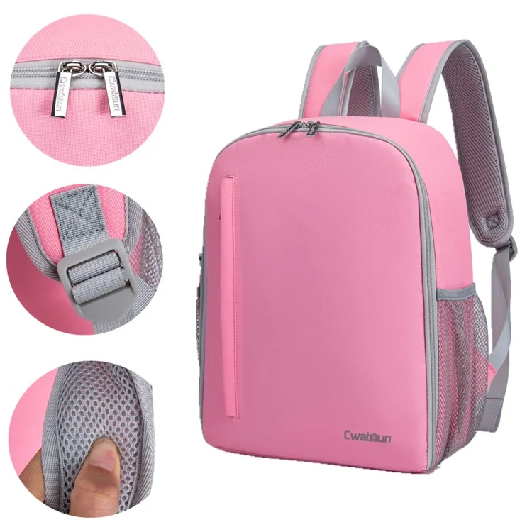 CADEN D6 Travel Backpack DSLR-Kamera-Rucksack Professionelle abriebfeste Große Tasche Objektiv Outdoor-Reise-Umhängetasche für Canon/Nikon/Sony-Kameras, Größe: 26x13x35cm
