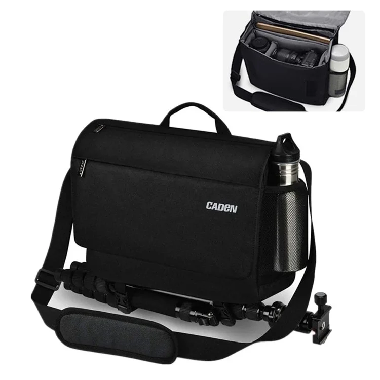 CADEN K12 Sac à Bandoulière DSLR Camera Messenger à Grande Capacité Pour Les Voyages en Plein Air