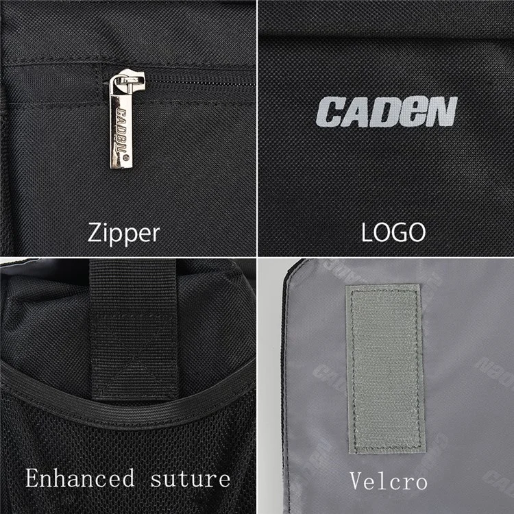 CADEN K12 Sac à Bandoulière DSLR Camera Messenger à Grande Capacité Pour Les Voyages en Plein Air