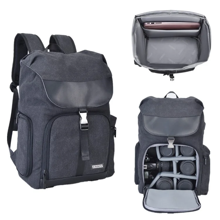 Caden M8 Pour Nikon Canon Sony DSLR Camera Lens Tripod Backpack Tocoping Toile Sac