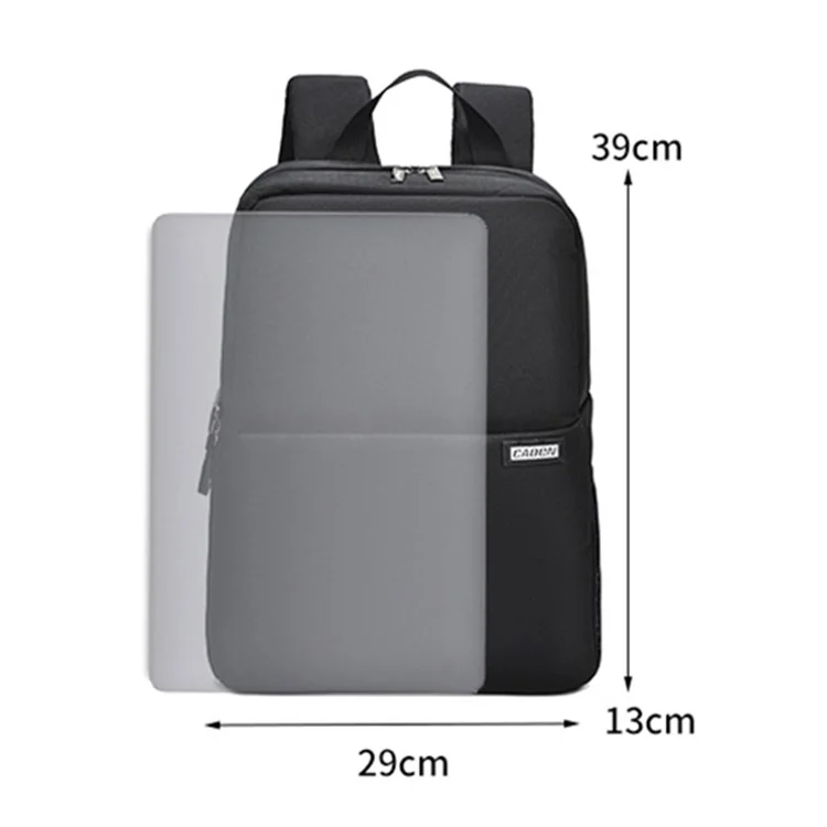 Caden L4 Waterproof SLR/DSLR Camera Backpack Case di Viaggio Per la Telecamera Per la Telecamera Per la Telecamera Per la Fotocamera e Lenti Canon Nikon Sony - Dimensioni S 29x13x39cm/nero