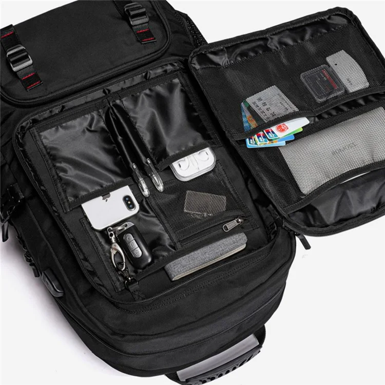 Reiserucksack 60L Große Kapazität Lässig Wandern Klettern Schultern Bag Expandable Weekender Tasche Mit Schuhablagerungsfach Für Männer Und Frauen