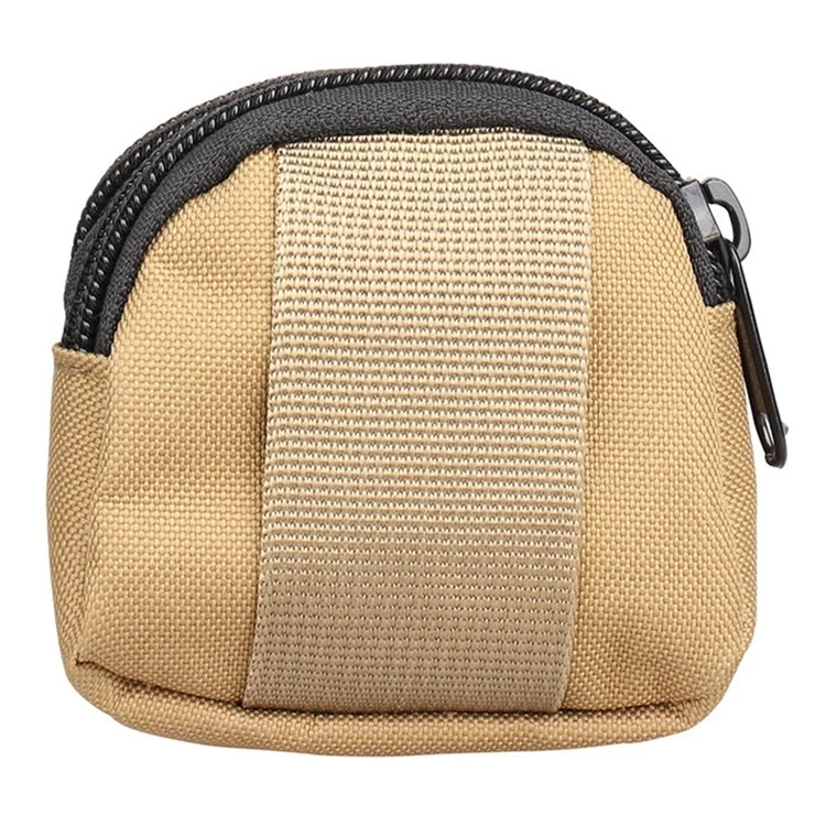 H25 Sac à Taille Sportive Tactique en Plein Air Double Poches 1000d Nylon Mini Coin Keys Rangement Sachet
