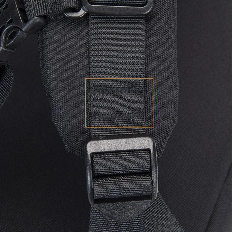 CWATCUN D15 Waterproof Shockproof Liner Crossbody Bag for Camera Lens, with Tripod Fixing Straps