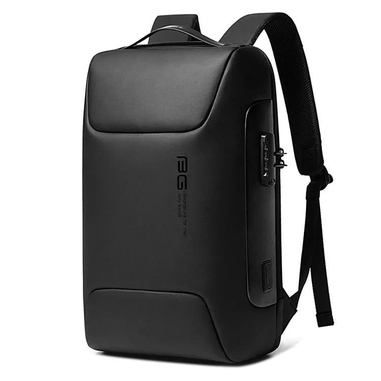 Bange BG-7216 Men Business Travel Oxford Cloth Rackpack Rackpack Antiff Laptop Для Хранения Для Хранения Для Хранения Платы за Зарядки Порта - Черный