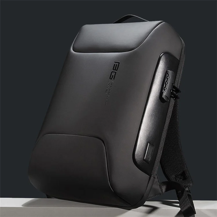 Bange BG-7216 Men Business Travel Oxford Cloth Rackpack Rackpack Antiff Laptop Для Хранения Для Хранения Для Хранения Платы за Зарядки Порта - Черный