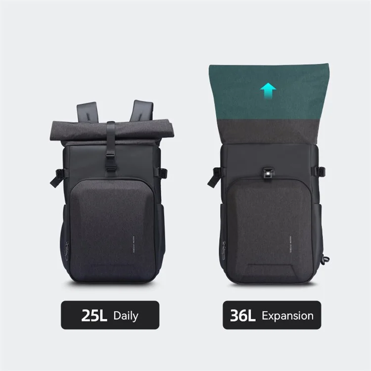 Mark Ryden MR2913 25L-36L Backpack Expandível DSLR Ombros da Câmera Bolsa de Laptop à Prova de Choque à Prova D'água à Prova D'água