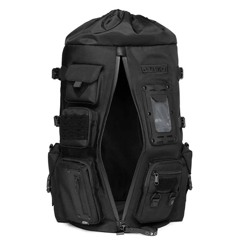 OZUKO 9573 Large Capacity Multifunctional Men Backpack Waterproof Outdoor Trekking Camping Mountaineering Daypack Rucksack - Red