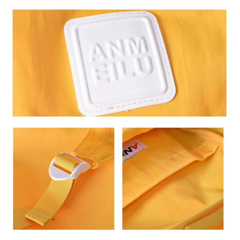 ANMEILU 1043 Jednokolorowy Pielęgnacyjny Plecak z Nylonu Mini Torebka na Ramię na iPad Pro 9,7-calowy (Mały Rozmiar) - Czerwony