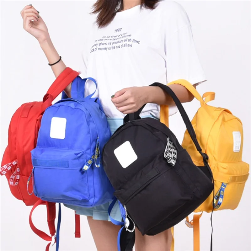 ANMEILU 1043 Jednokolorowy Pielęgnacyjny Plecak z Nylonu Mini Torebka na Ramię na iPad Pro 9,7-calowy (Mały Rozmiar) - Czerwony