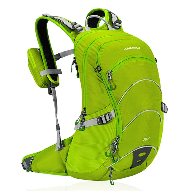 ANMEILU 1023 Léger Sac à dos de sport 20L Sac de voyage Sac à dos pour femmes et hommes - Vert