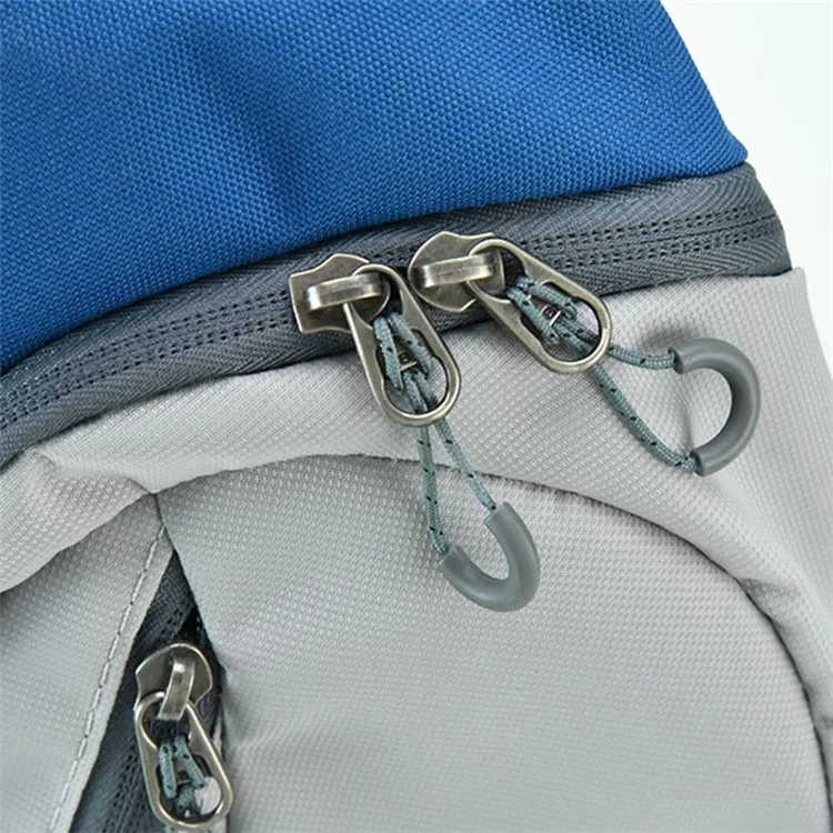 ANMEILU 2026 Reise-Sling-Bag, Brustbeutel, Umhängetasche für Tagesausflüge zum Wandern, Radfahren, Arbeit - Blau / Weiß