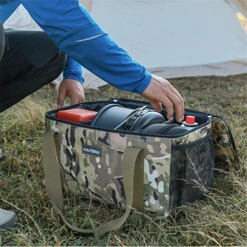 HAKONG Bolsa de Campamento de Camuflaje al Aire Libre de Gran Capacidad para Picnic