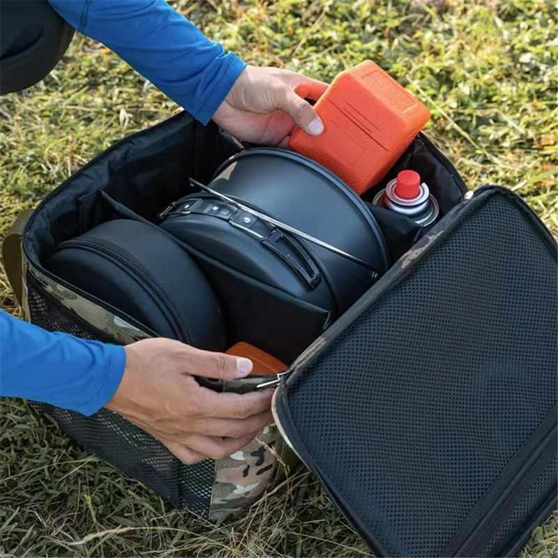 HAKONG Bolsa de Campamento de Camuflaje al Aire Libre de Gran Capacidad para Picnic