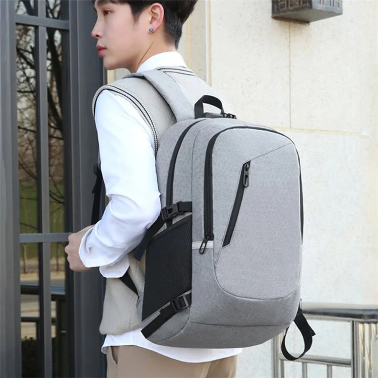 Sac à dos large YS-119T, sac à dos anti-eau pour ordinateur portable, sac de voyage Rucksack, sac de transport pour le camping - Gris