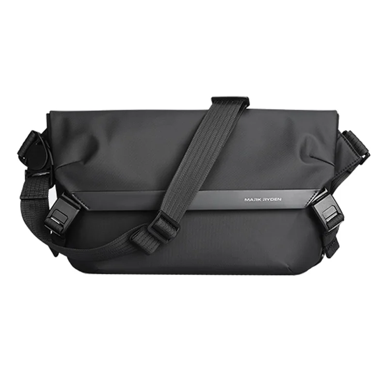 MARK RYDEN MR2819 Stylish 900D Oxford Cloth Single Shoulder Chest Bag Men Casual Crossbody Bag - Schwarz