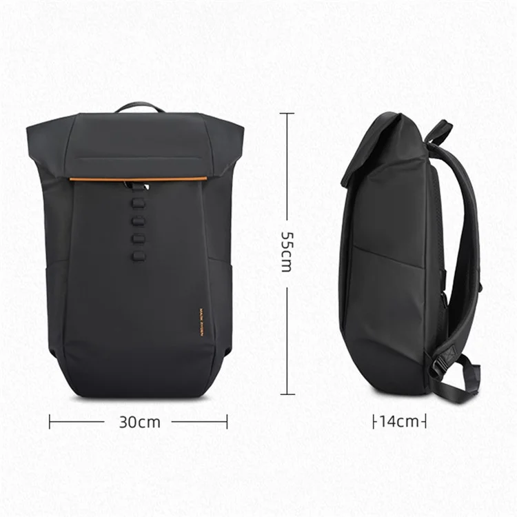 MARK RYDEN MR2975 Business Men Oxford Cloth Waterproof Backpack Laptop Storage Travel Daypack