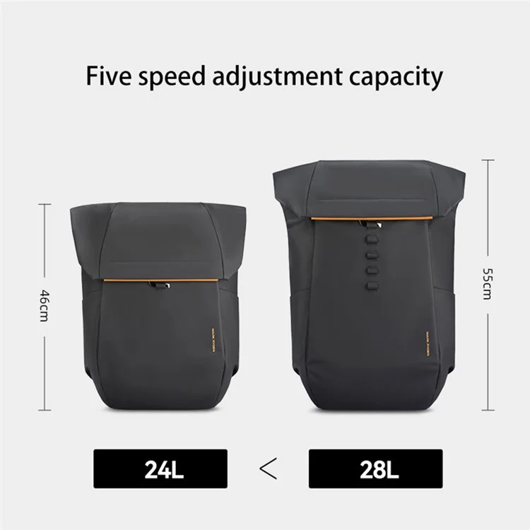 MARK RYDEN MR2975 Business Men Oxford Cloth Waterproof Backpack Laptop Storage Travel Daypack