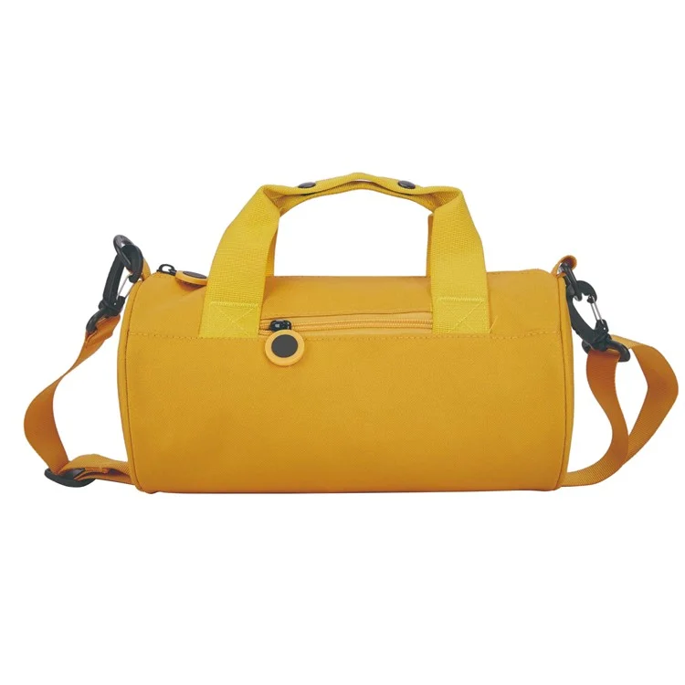 Duffel Bag Nylon Oxford Cloth Waterproof Cross-body Shoulder Cylinder Bag Large Capacity Handbag, Size: L - Yellow