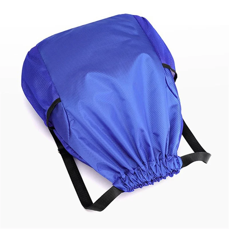 Oxford Cloth Backpack Drawstring Sports Storage Bag Large Capacity Basketball Carry Portable Pouch, Size: S - Orange