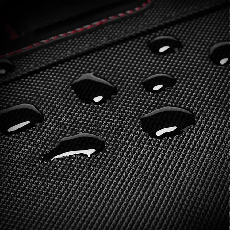 MINGLU 2070 Wasserdichter Oxford-Tuch-Schultertasche Laptop-Aufbewahrungsrucksack Großer 56-75L-Tagesrucksack mit Trocken-Nass-Trennung-Design - Schwarz