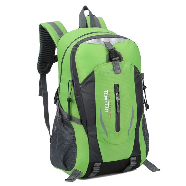 Mochila de Viagem Esportiva Casual Outdoor SOLDIER BLADE 8810, Respirável, em Nylon para Caminhada, Escalada - Verde
